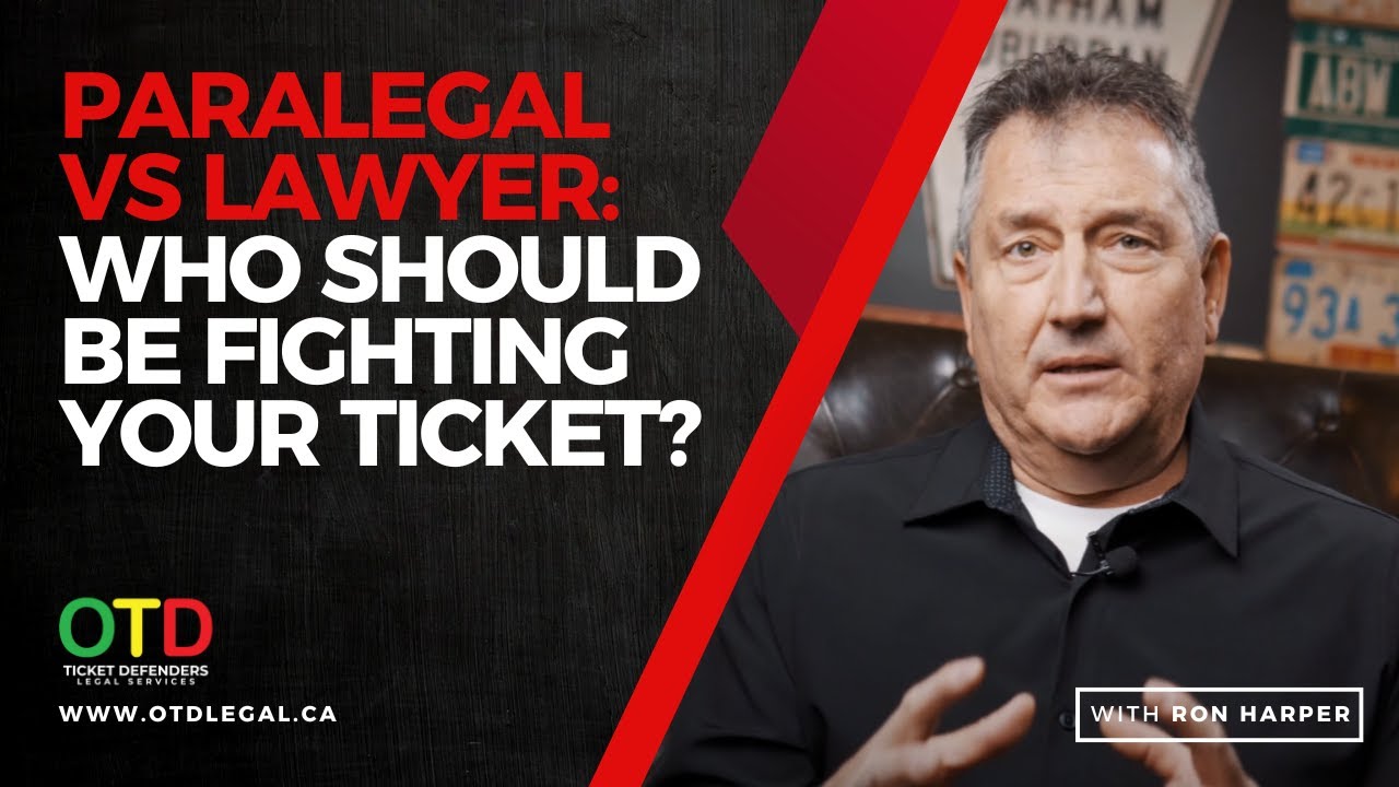 Paralegal VS Lawyer: Who Should Be Fighting Your Ticket?